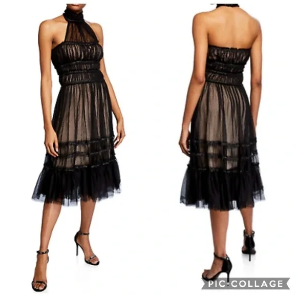 💖 HOST PICK 💖 Ruffle Mesh Cocktail Dress - Picture 2 of 9
